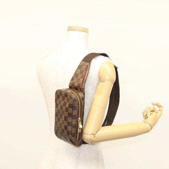 LOUIS VUITTON Damier Ebene Geronimos Shoulder Bag N51994 LV Auth 124677 - Picture 15 of 16